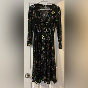 H&M Women’s Black Floral Dress